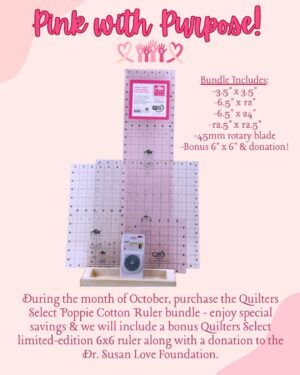 Poppie Cotton Ruler Bundle with Bonus!