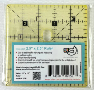 Quilters Select Non-Slip Ruler - 2.5" x 2.5"